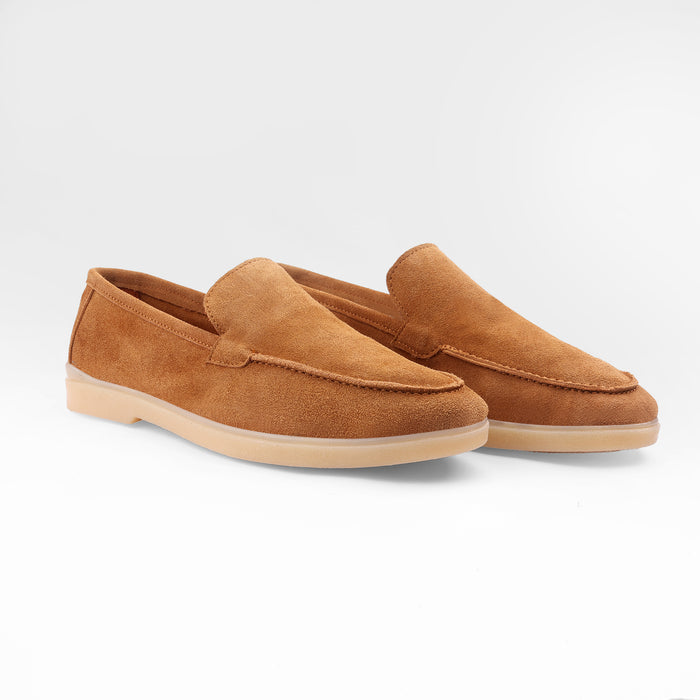 Tan Suede Leather Loafer