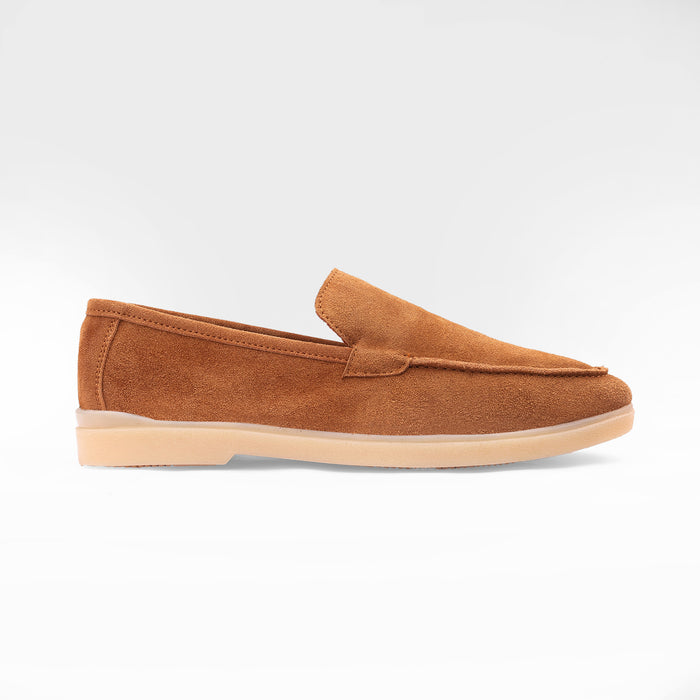 Tan Suede Leather Loafer