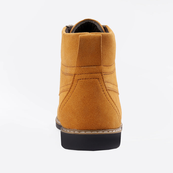 Tan Suede Leather Boot