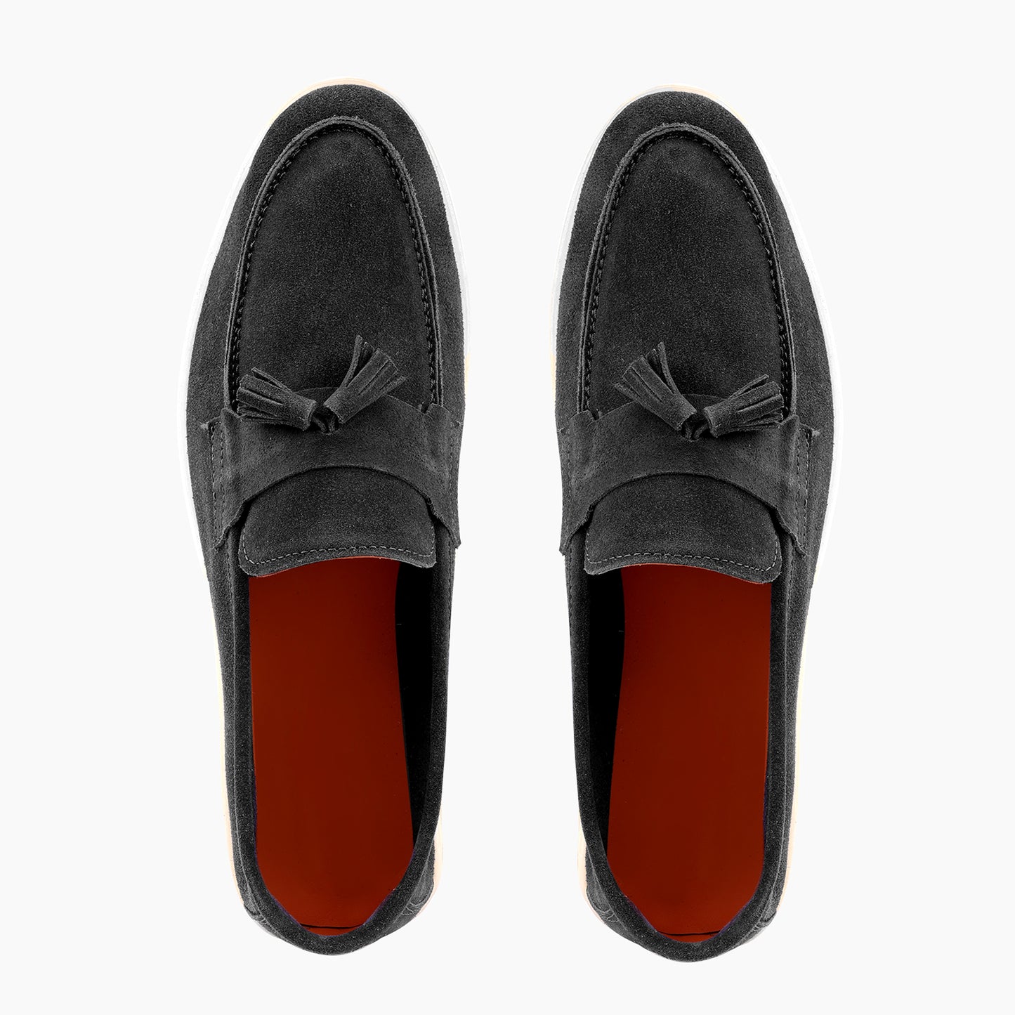 Black Suede Tassel Loafer