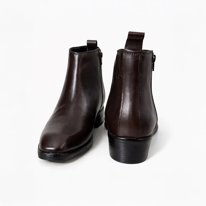 Dark Brown Cuban Heel Chelsea