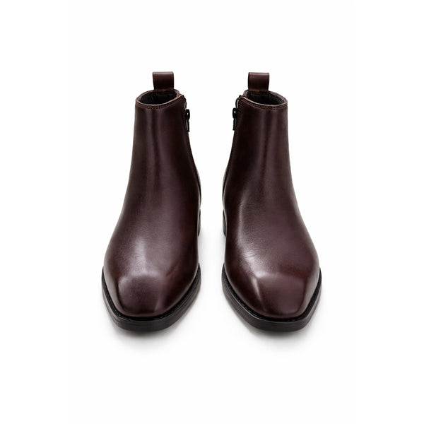 Cherry Cuban Heel Chelsea