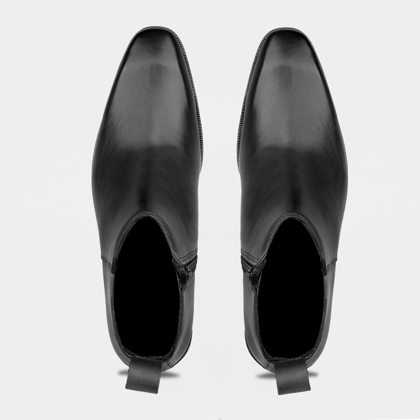 Black Italian Zip Chelsea