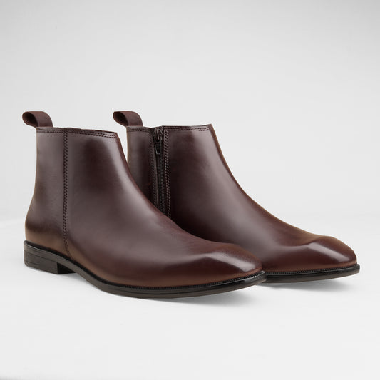 Brown Italian Zip Chelsea