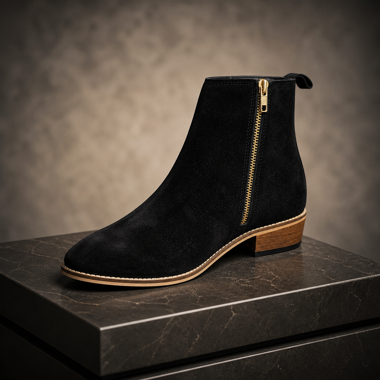 Black Suede Woodsole