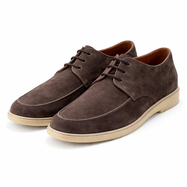 Brown Leather Loafer Lace up
