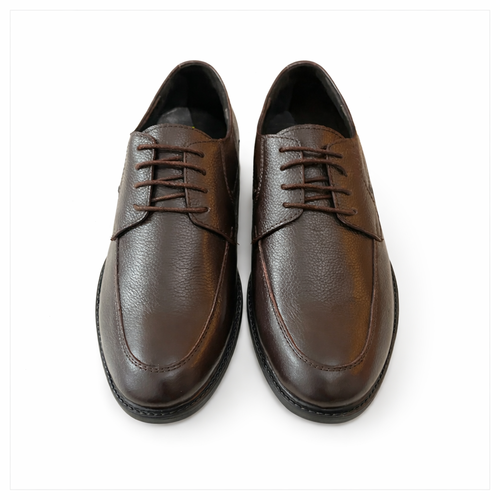 Men Brown Derby Formal Shoes