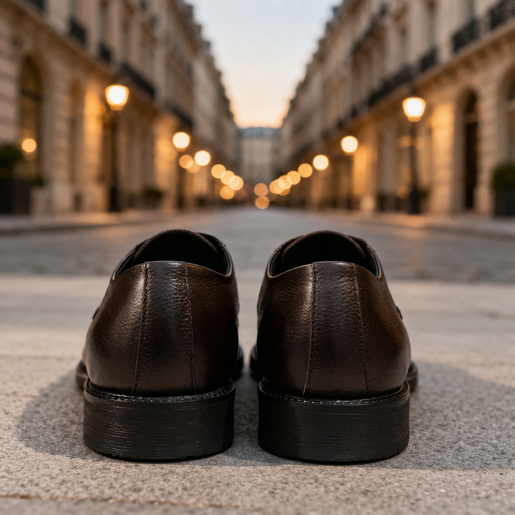 Men Brown Derby Formal Shoes