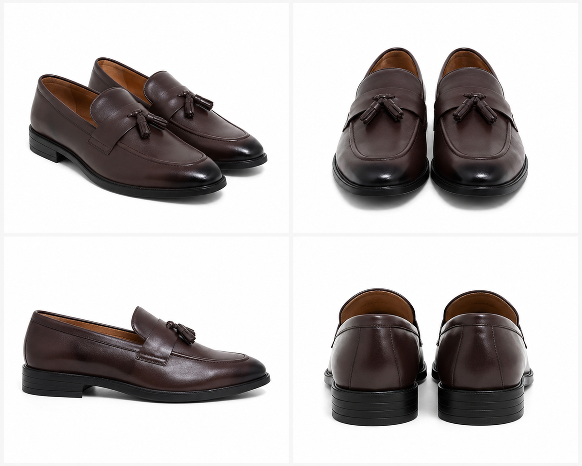 Brown Tassel Loafer Shoes