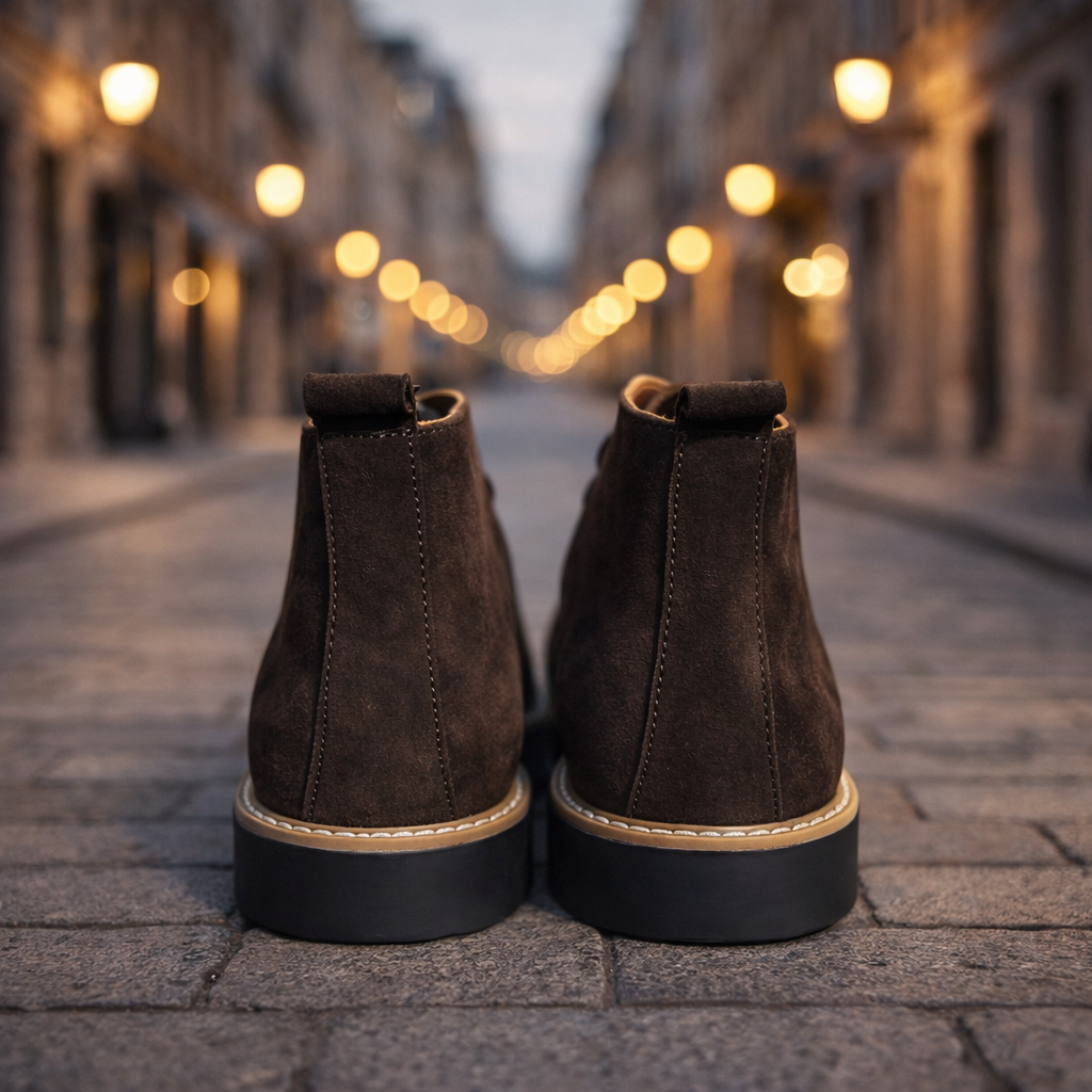 Brown suede chukka boot