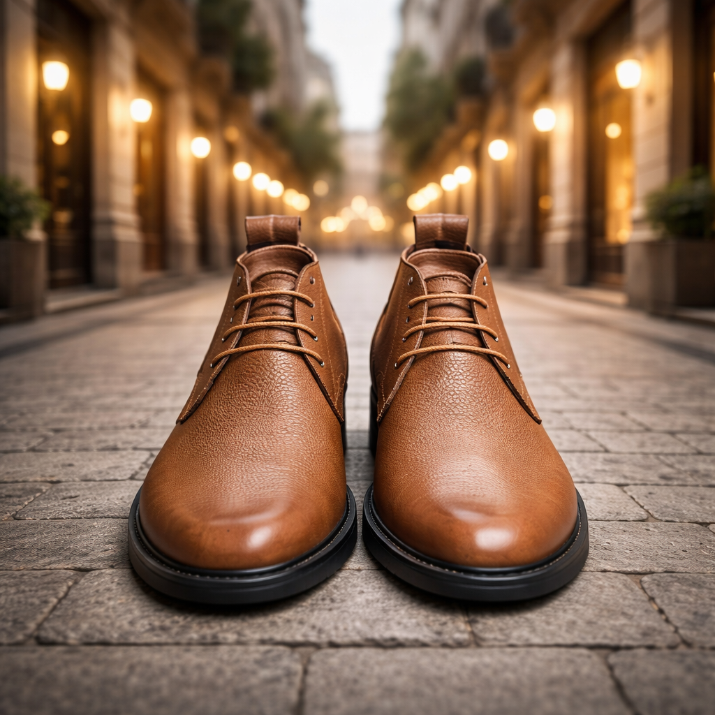 TAN NDM Chukka boot