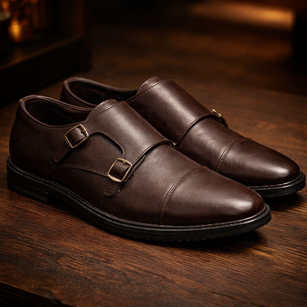 Brown double monk