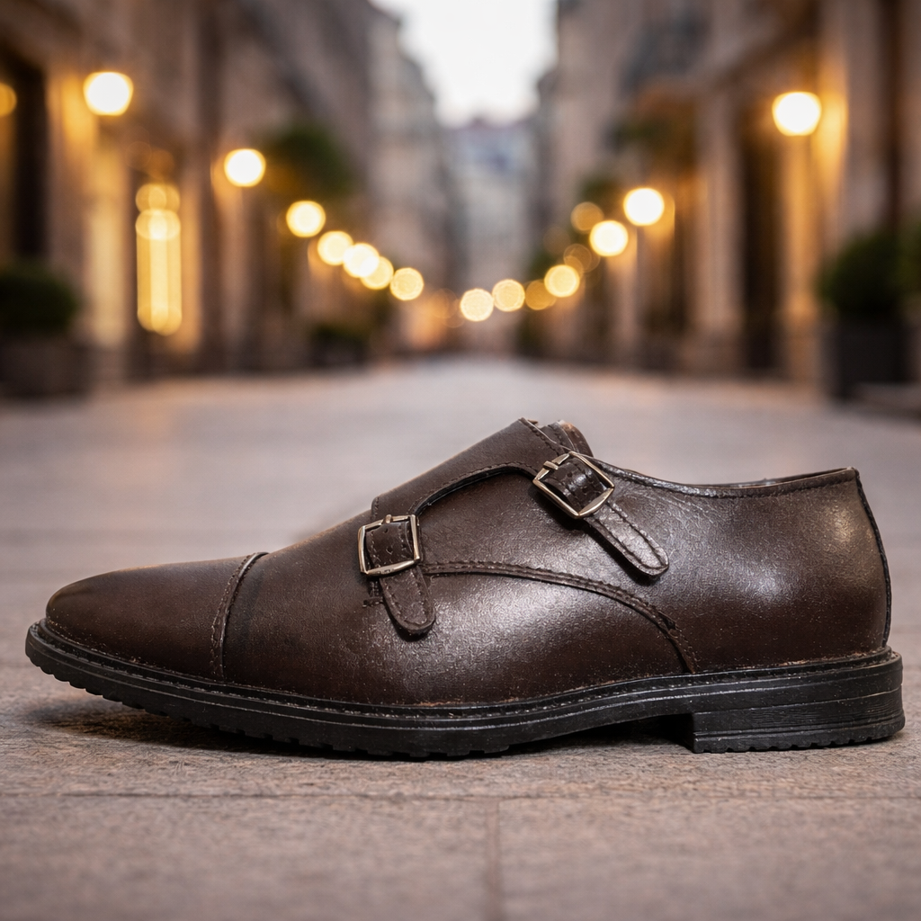Brown double monk