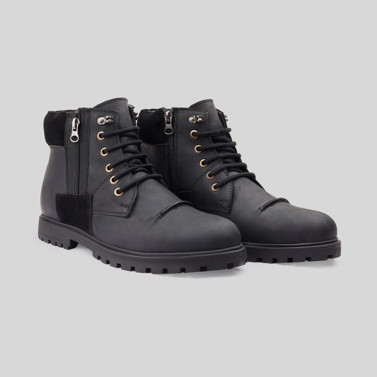 Men's Black Combat Boot