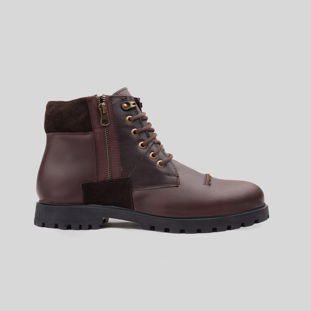 Brown Combat Shoe