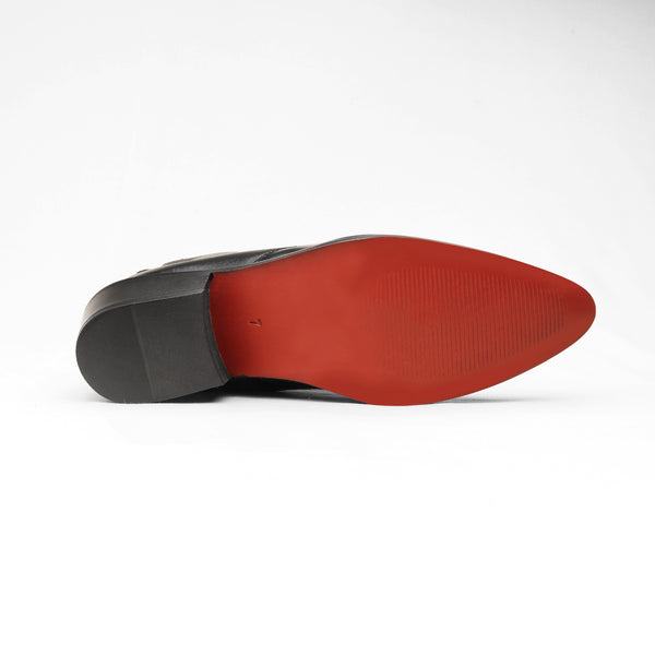Red Bottom Pointed Toe Chelsea