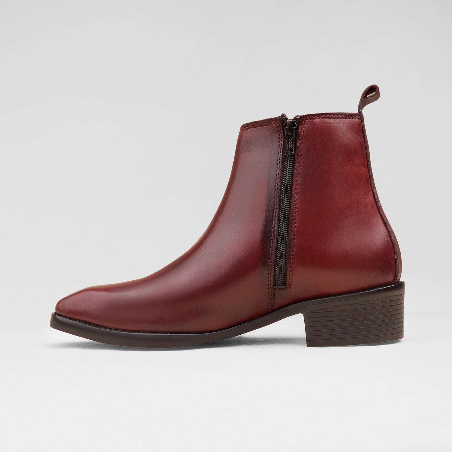 Cherry Cuban Heel Chelsea