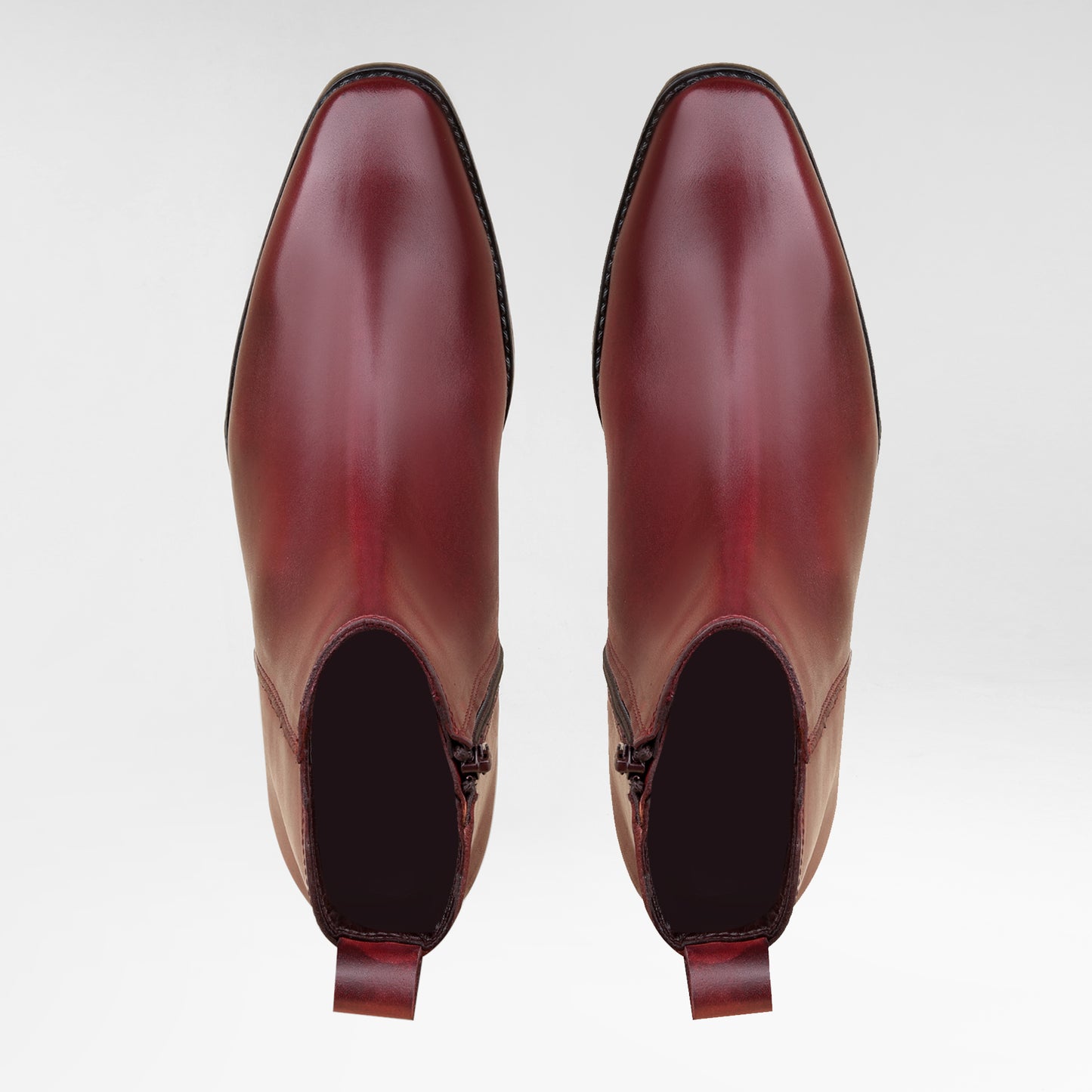 Cherry Cuban Heel Chelsea