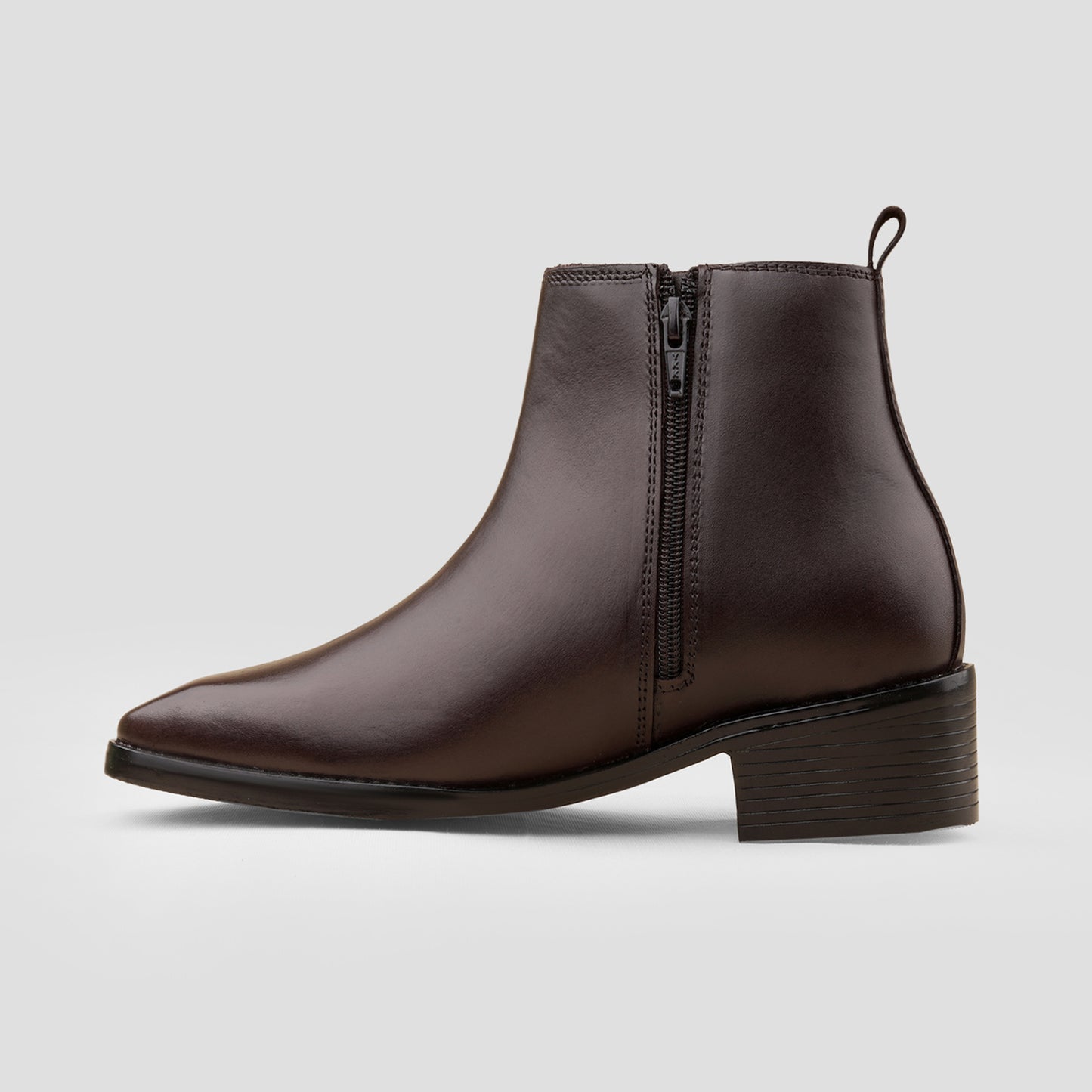 Dark Brown Cuban Heel Chelsea