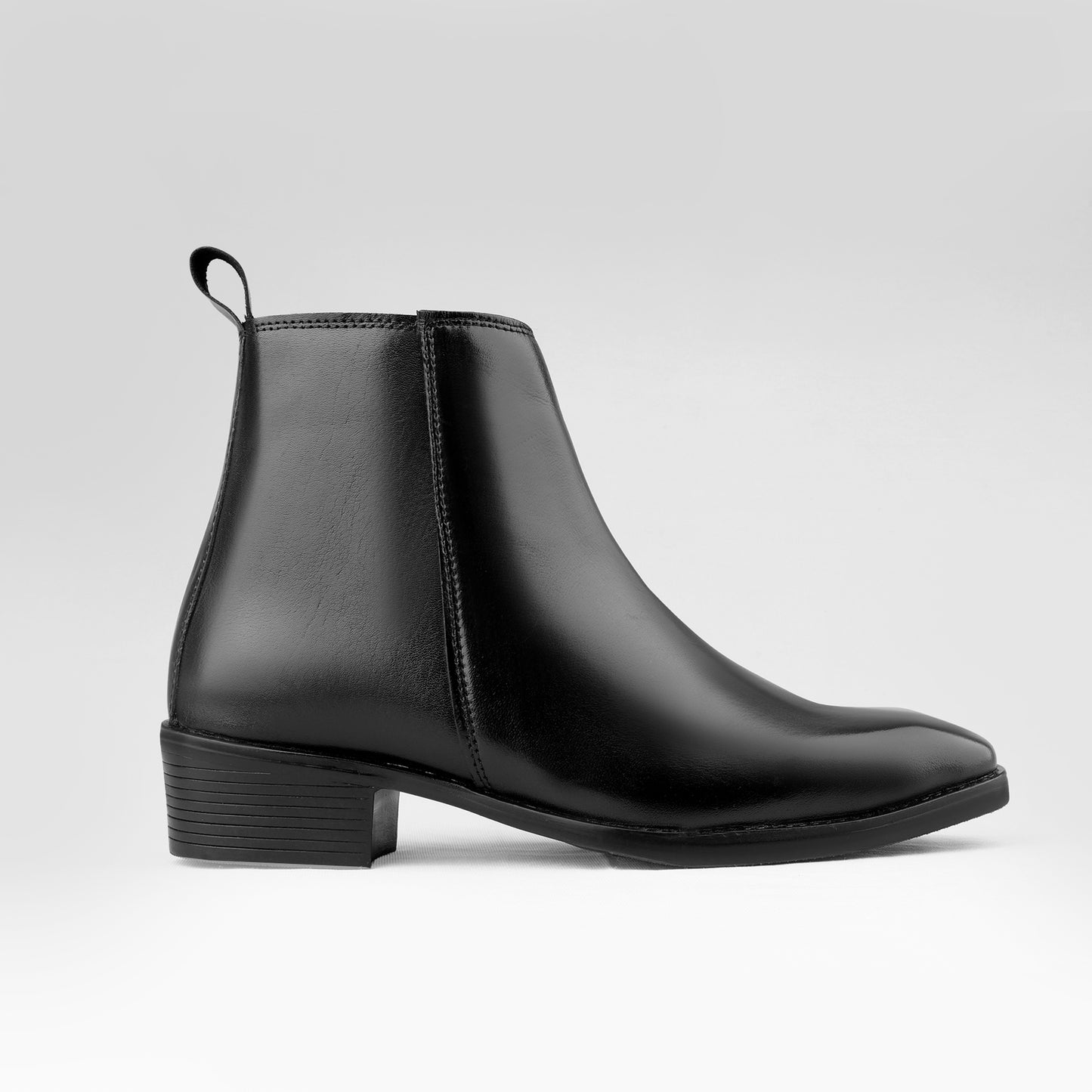 Black Cuban Heel Chelsea