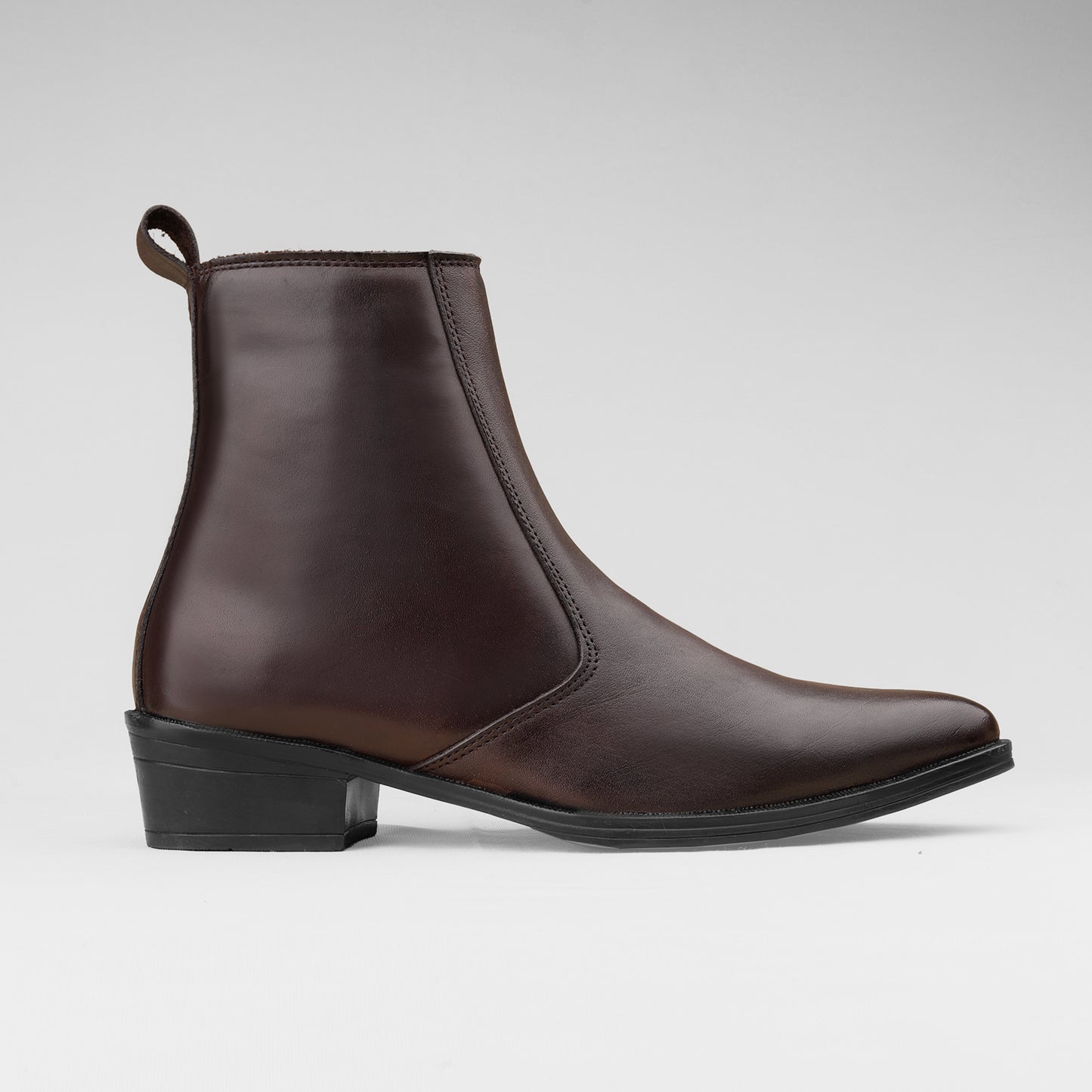 Brown Pointed Toe Chelsea