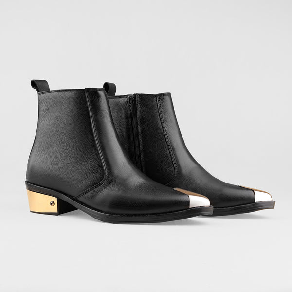 Golden Toe Chelsea Boots