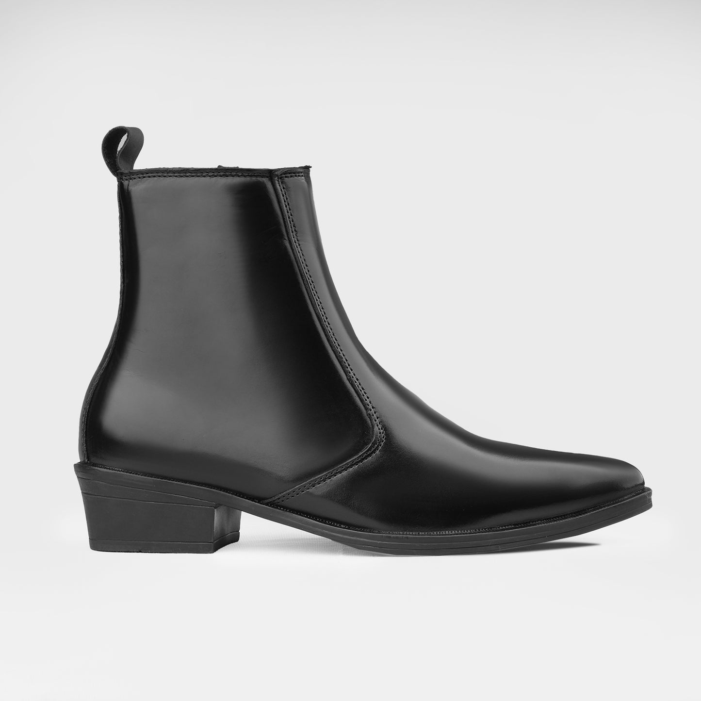 Black Pointed Toe Chelsea