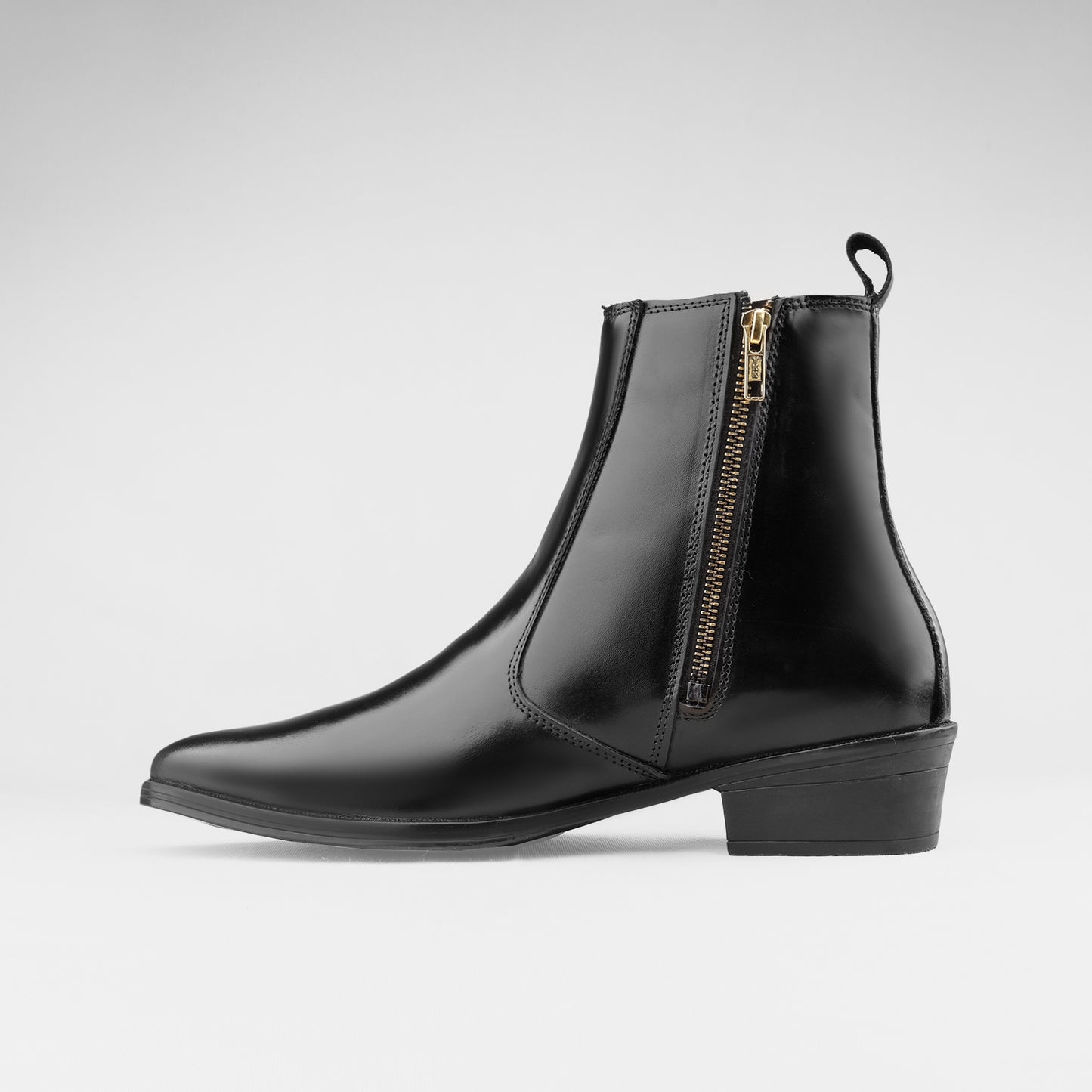 Black Pointed Toe Chelsea