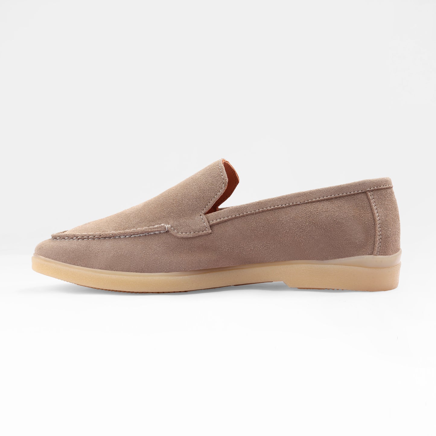 Sand Beige Suede Leather Loafer