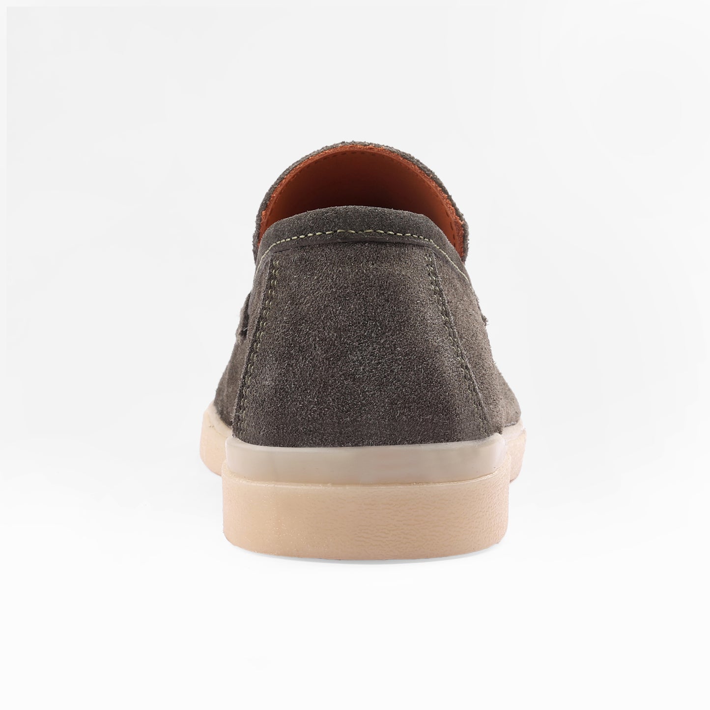Green Suede Leather Loafer