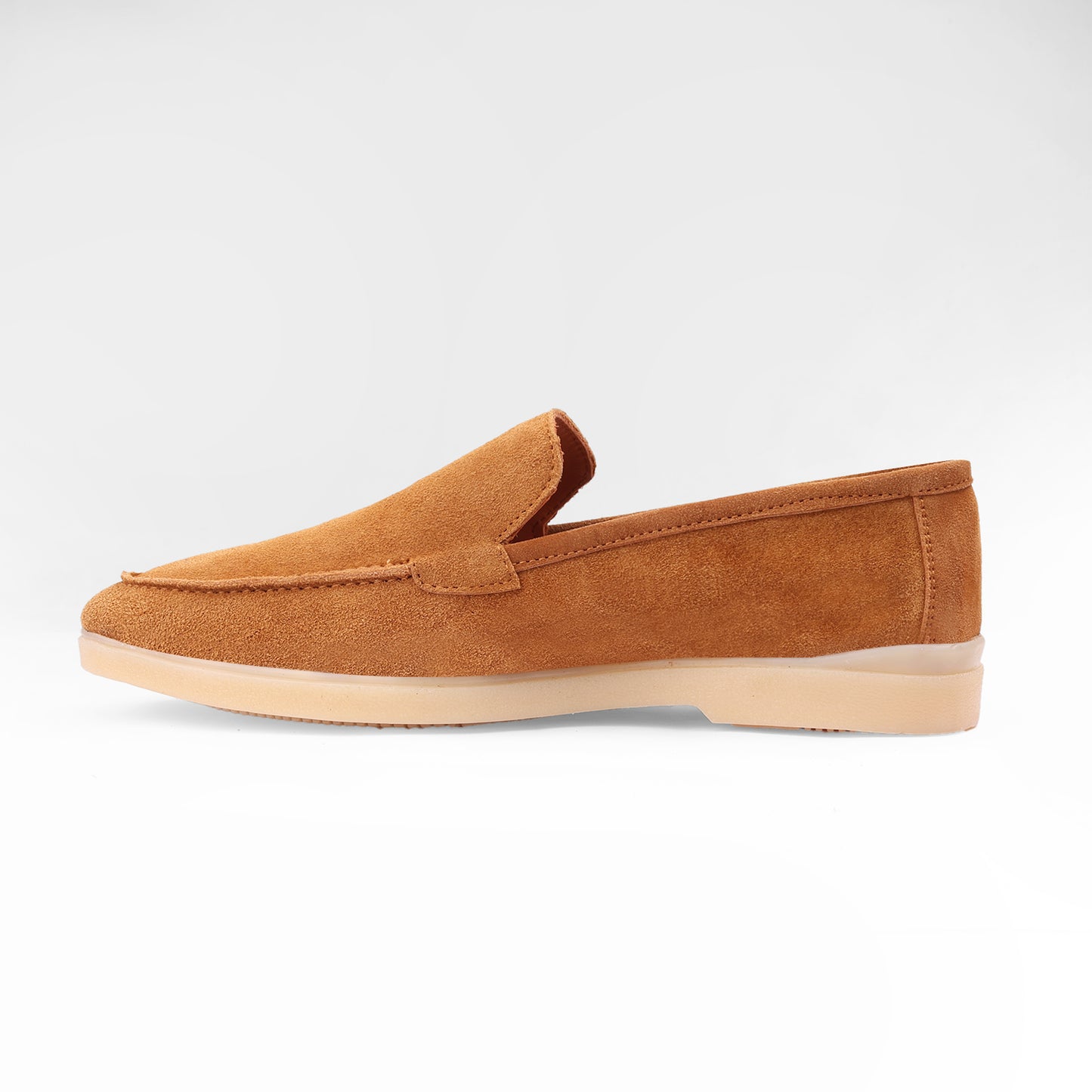 Tan Suede Leather Loafer