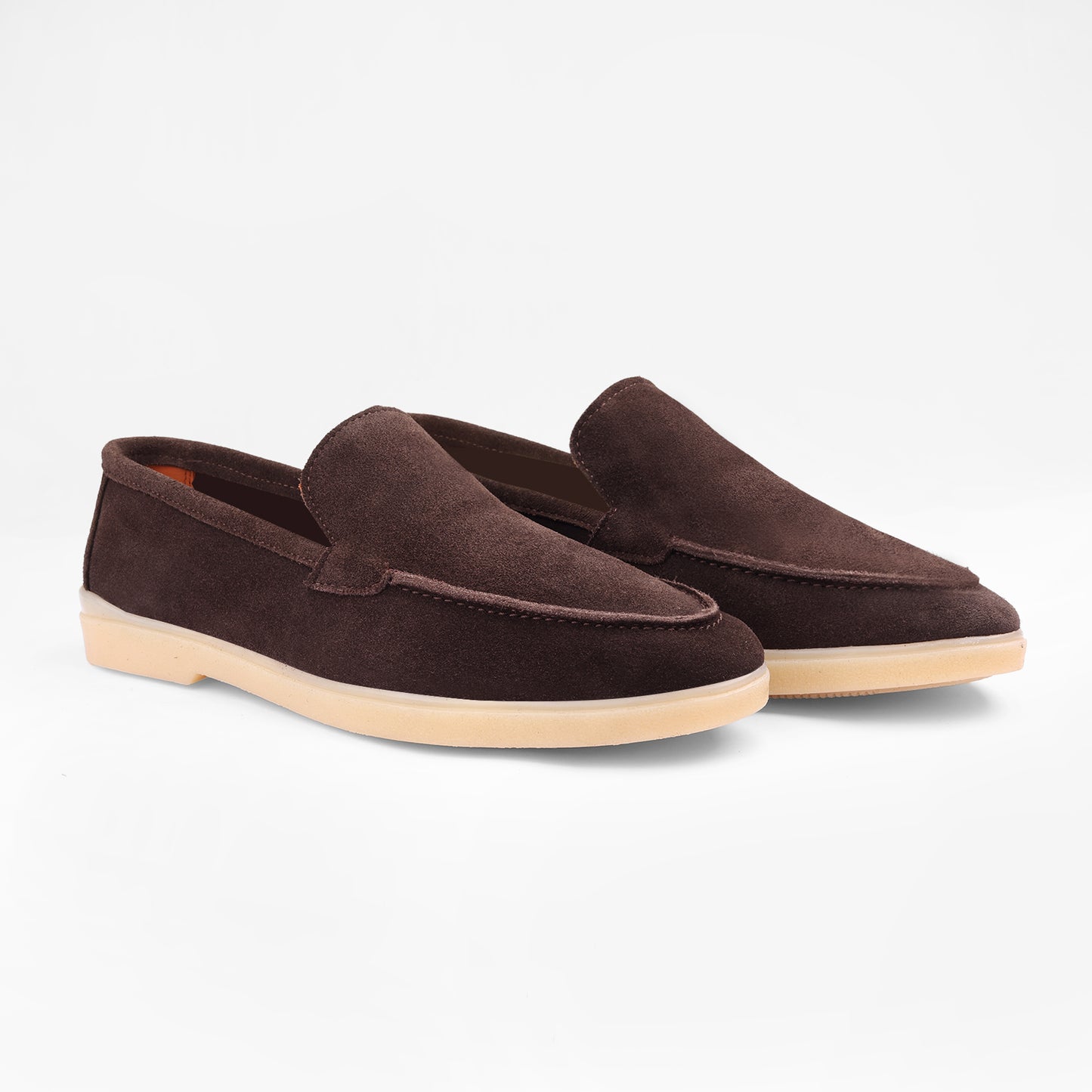 Brown Suede Leather Loafer