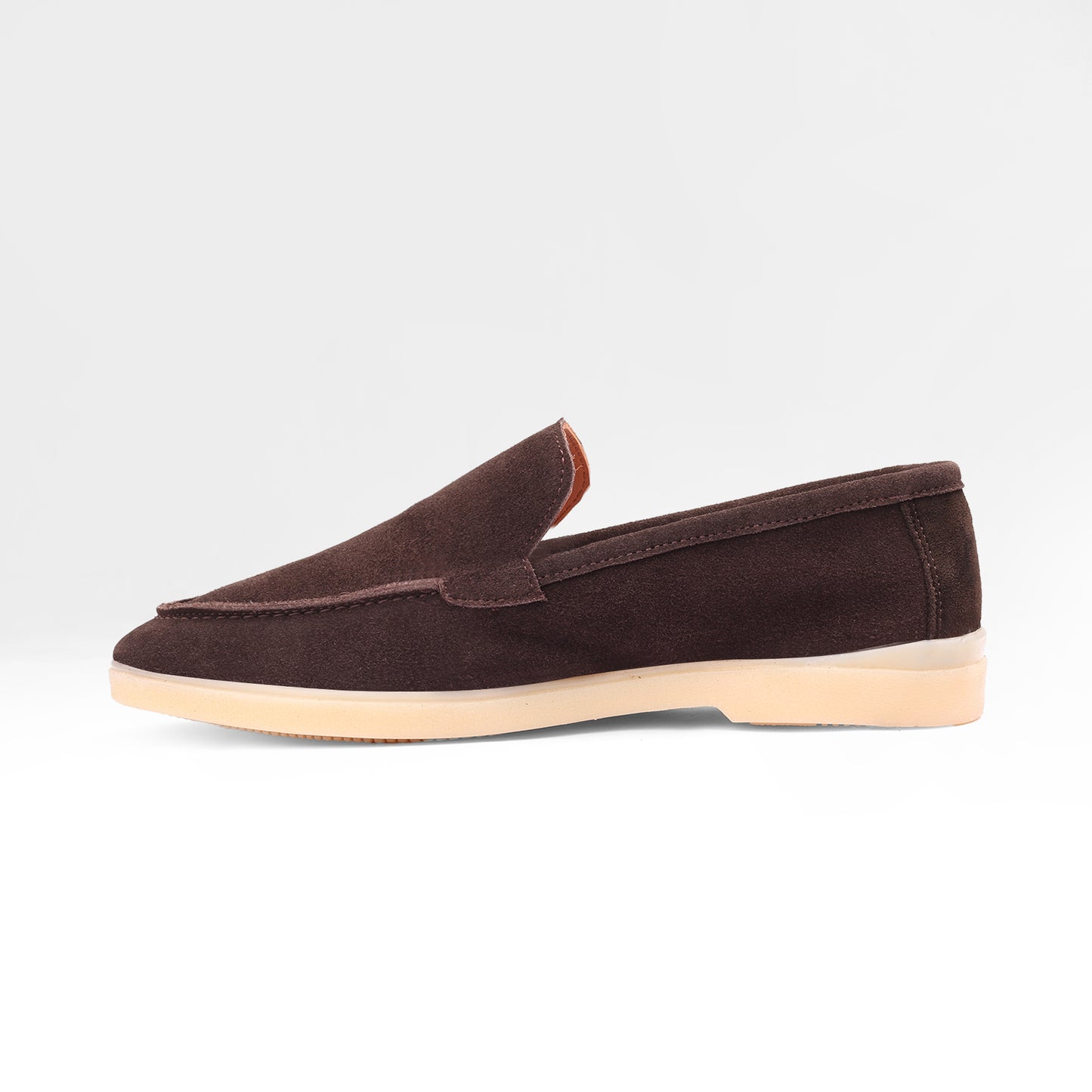 Brown Suede Leather Loafer