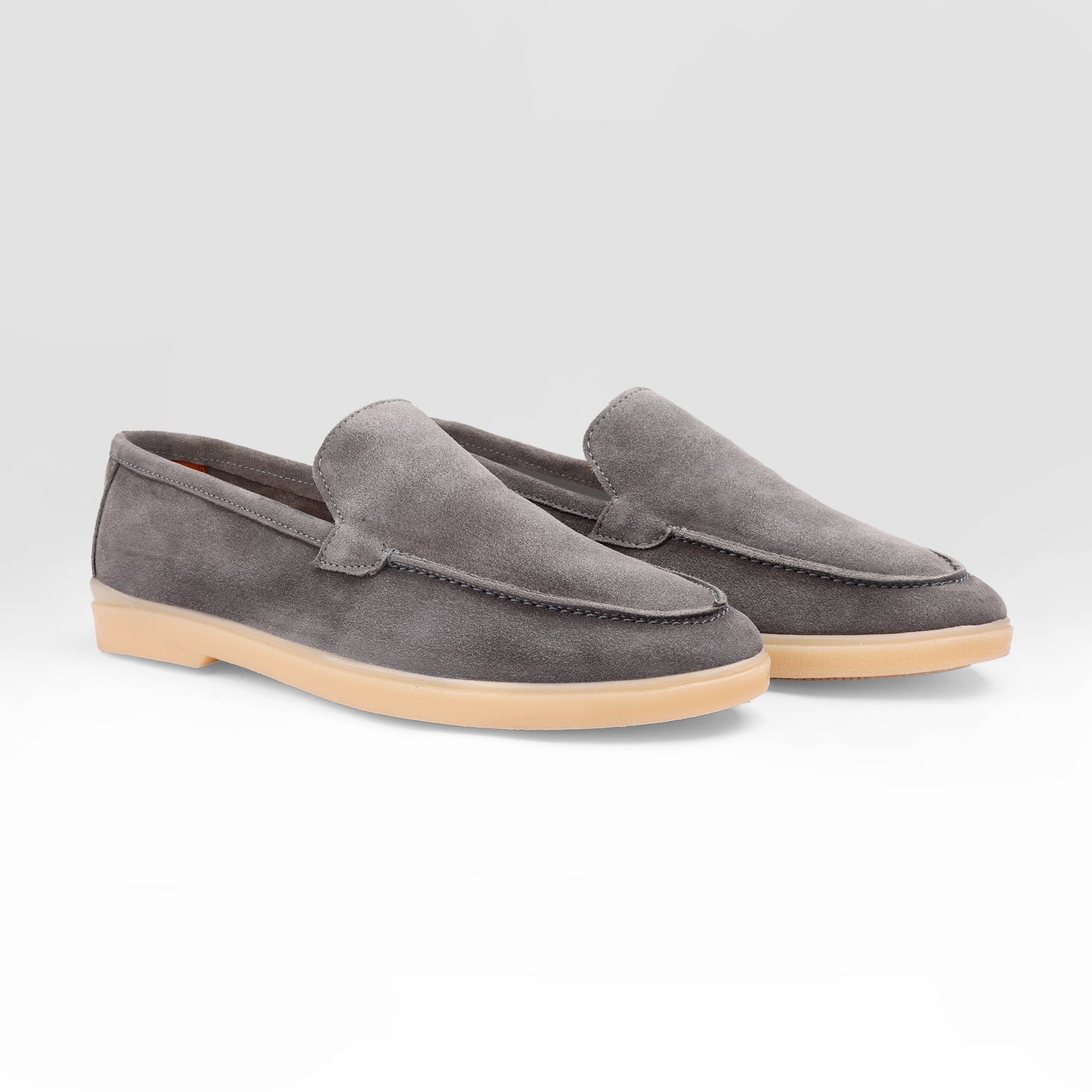 Suede Grey Loafer