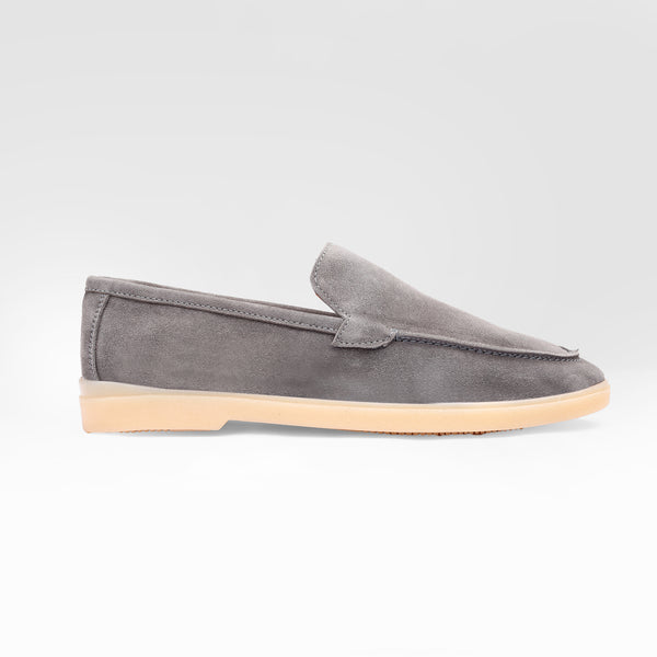 Suede Grey Loafer
