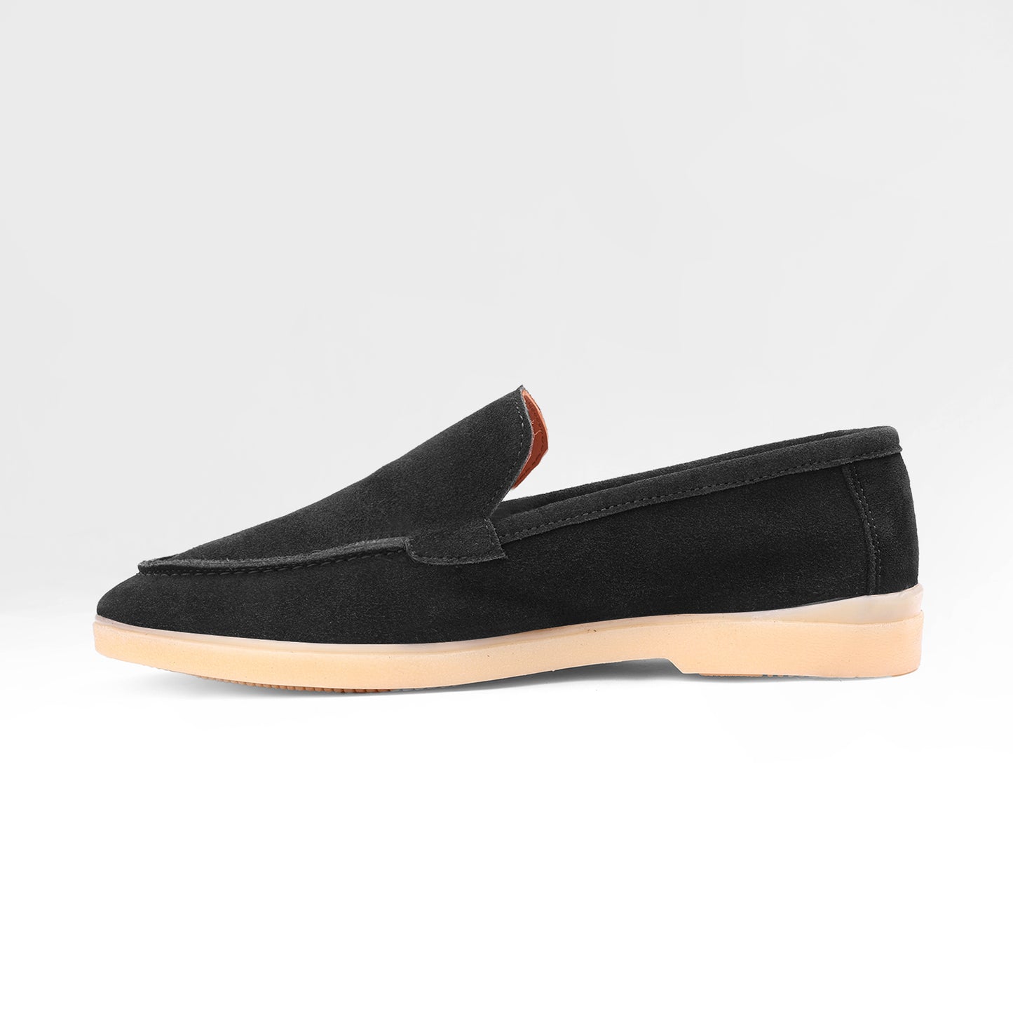 Black Suede Leather Loafer
