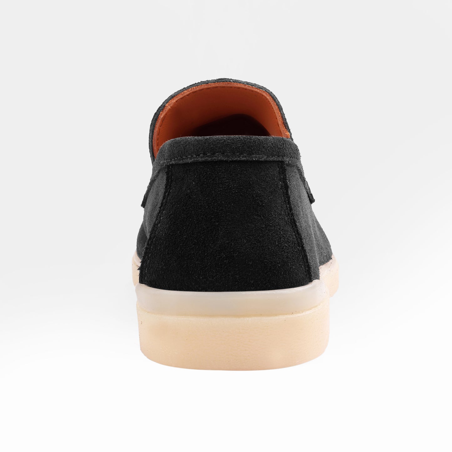 Black Suede Leather Loafer