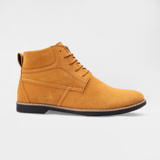 Tan Suede Leather Boot