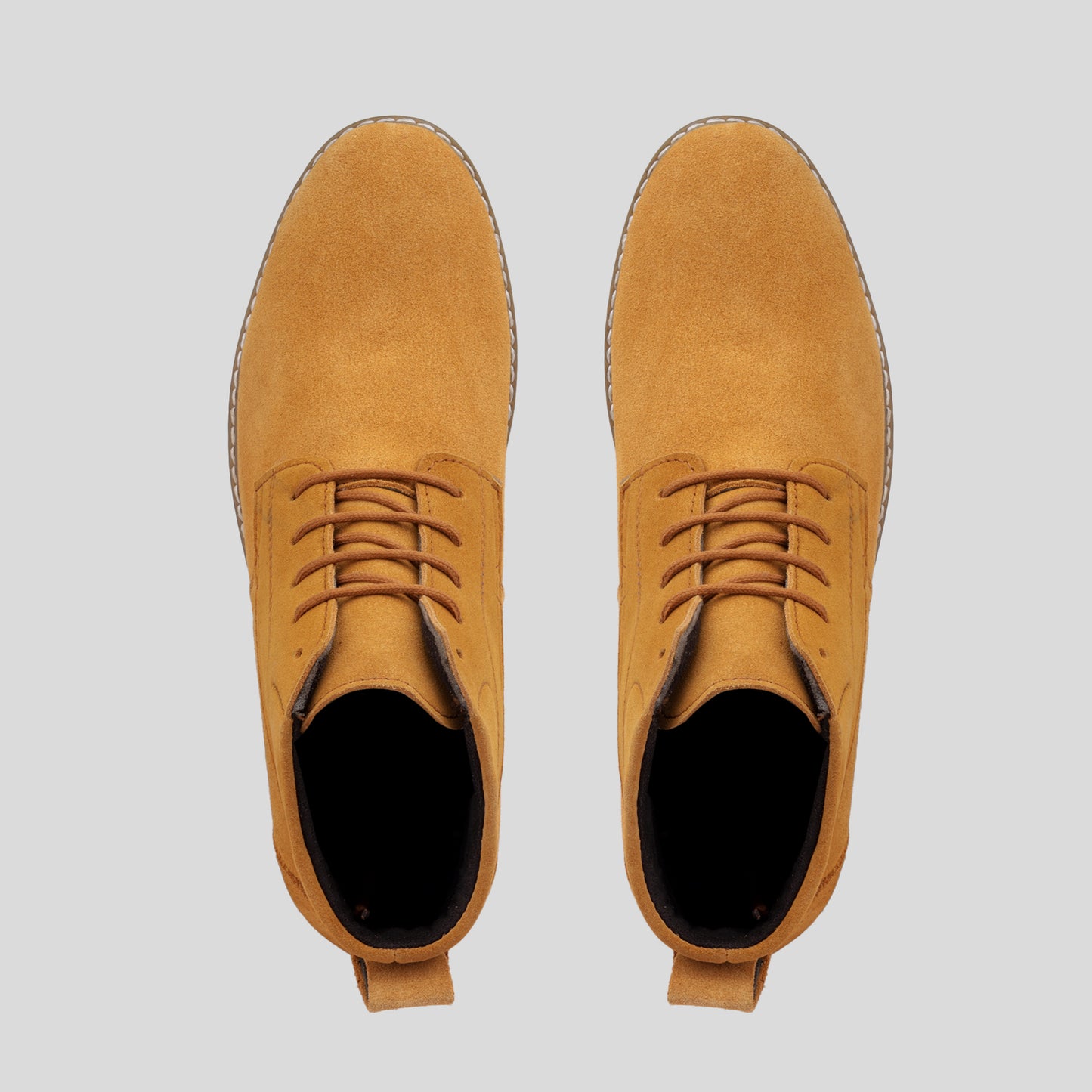 Tan Suede Leather Boot