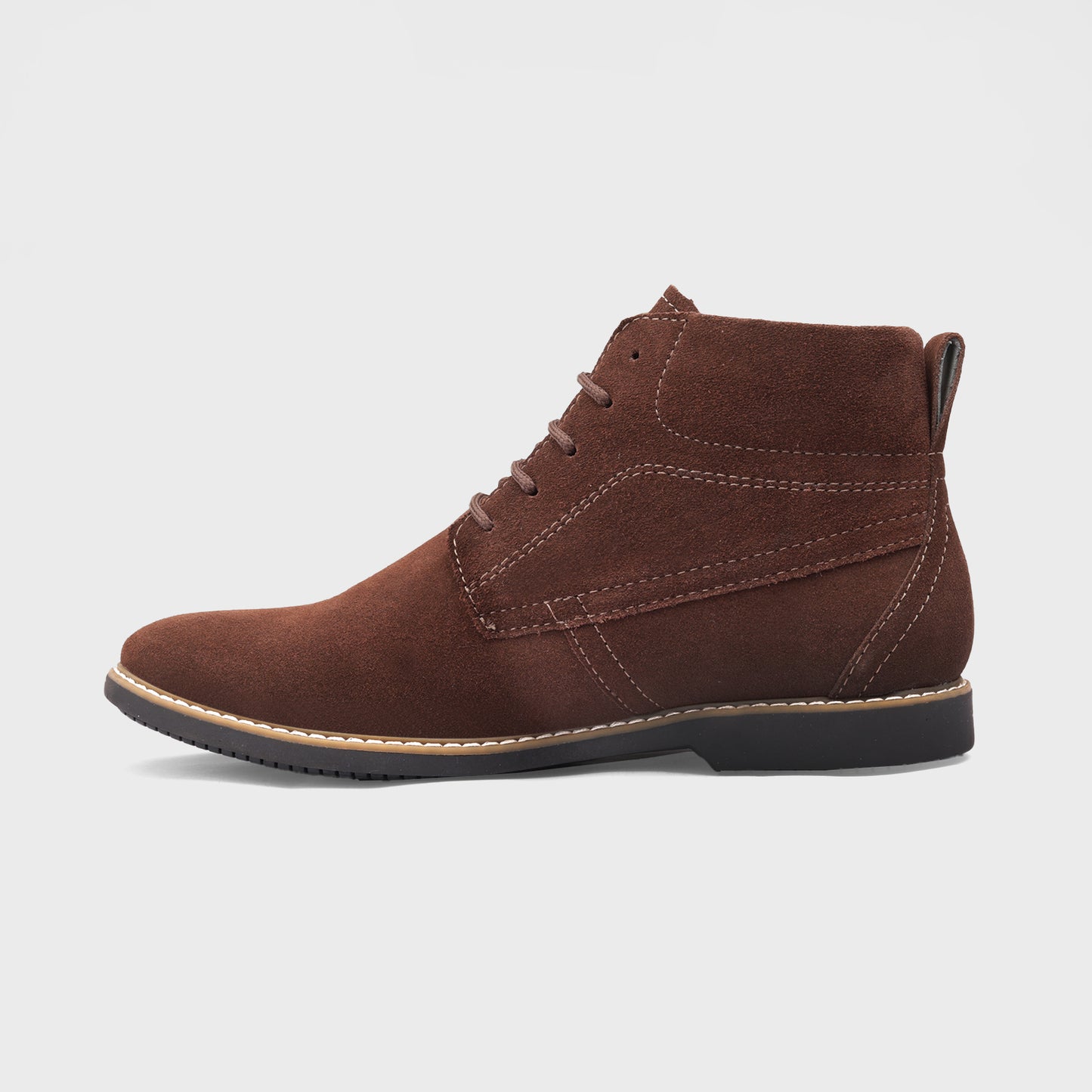 Brown Suede Leather Boot