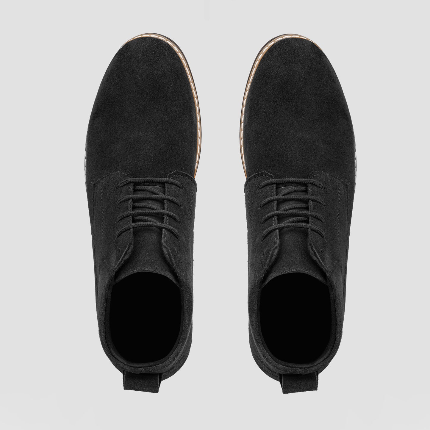 Black Suede Leather Boot