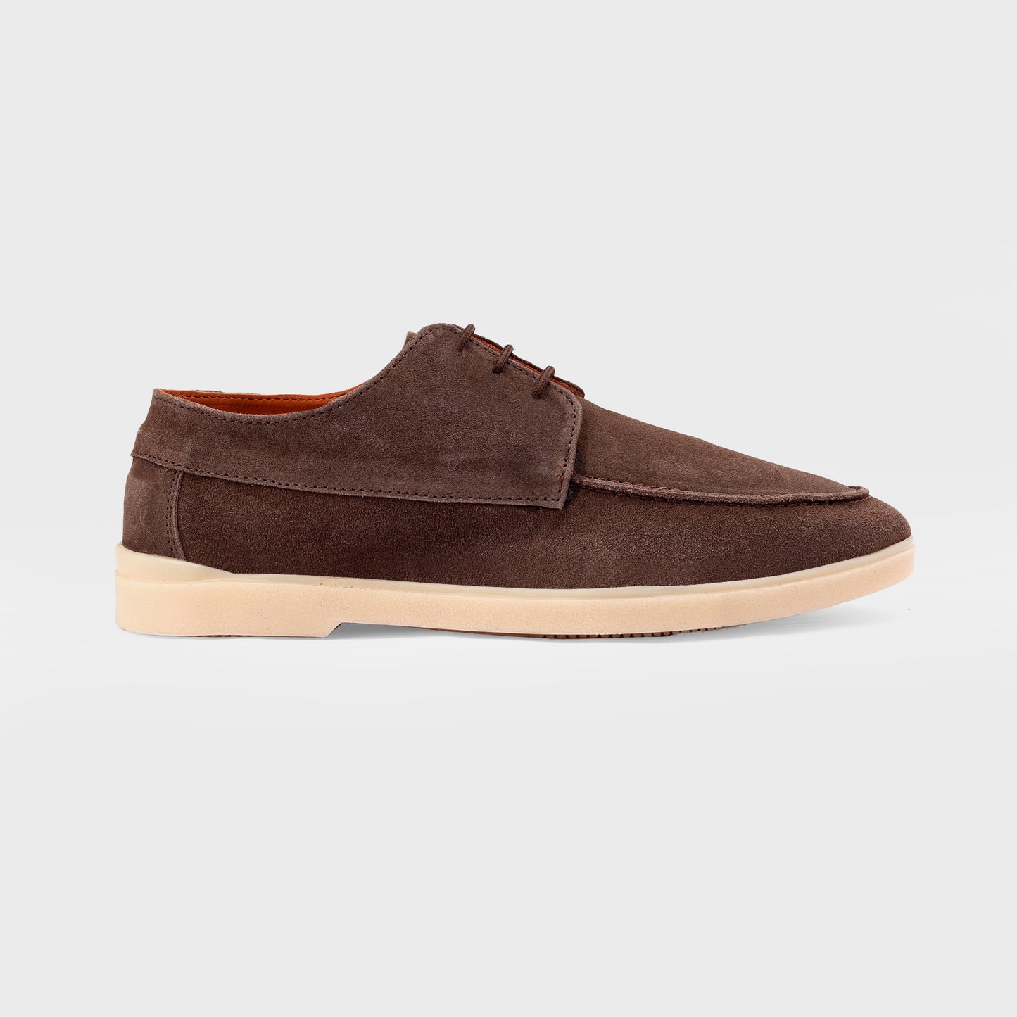Brown Leather Loafer Lace up
