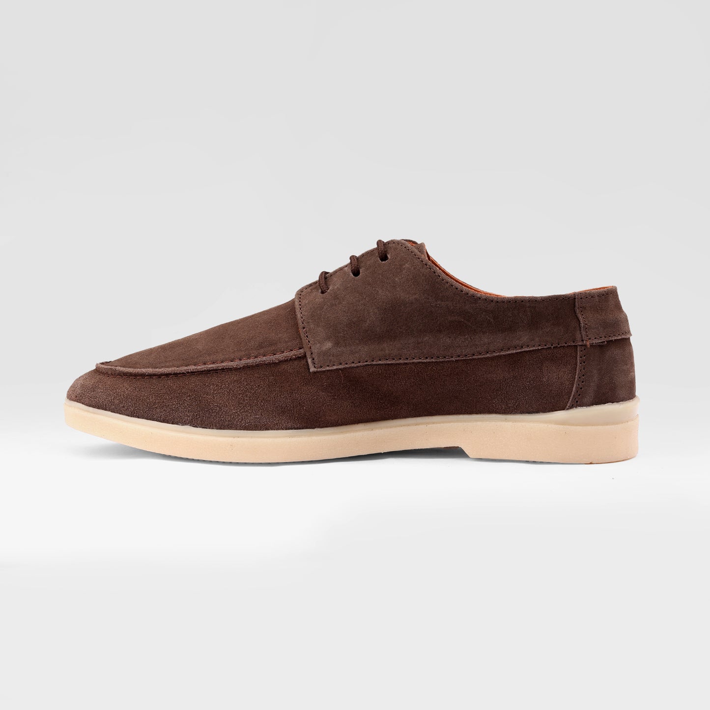 Brown Leather Loafer Lace up