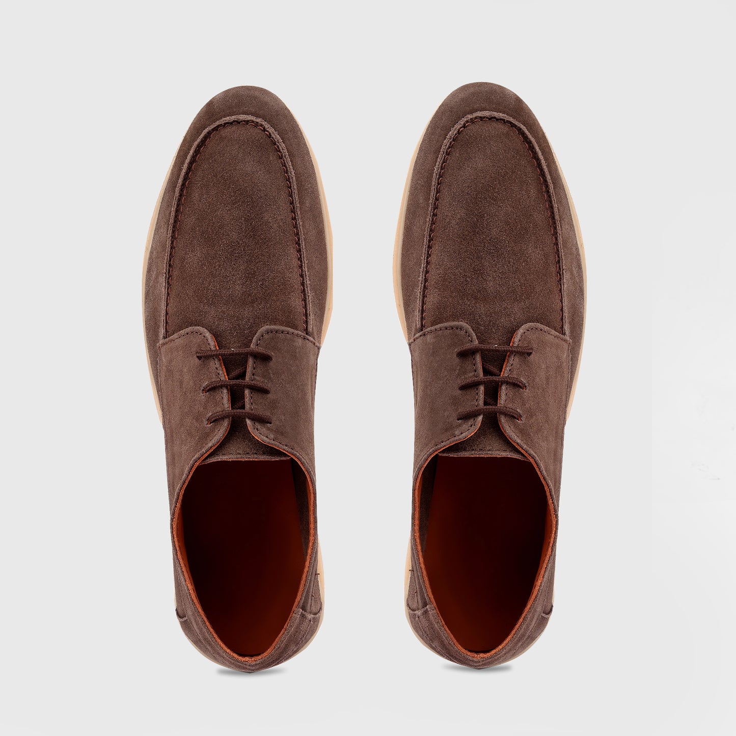 Brown Leather Loafer Lace up