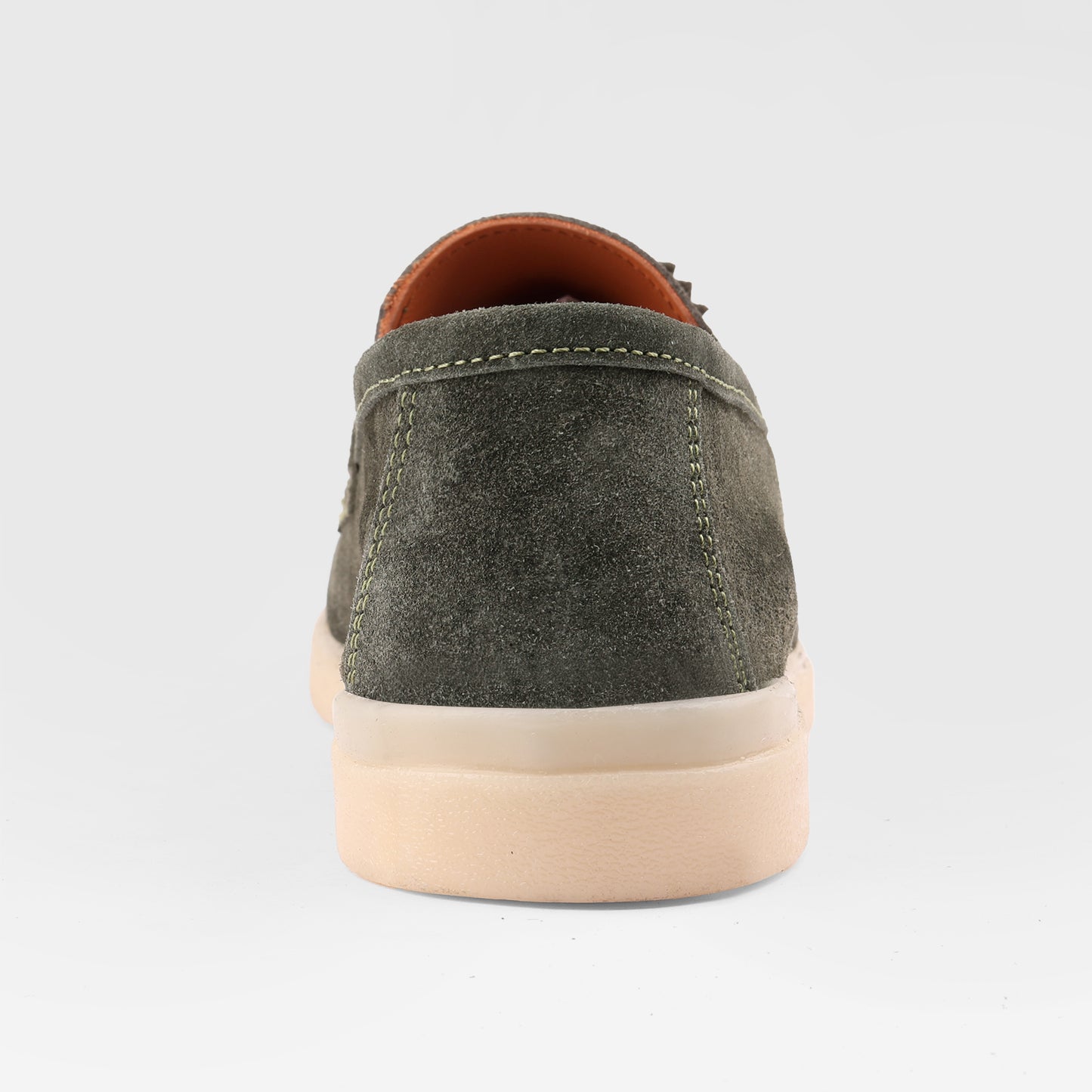 Green Suede Tassle Loafer