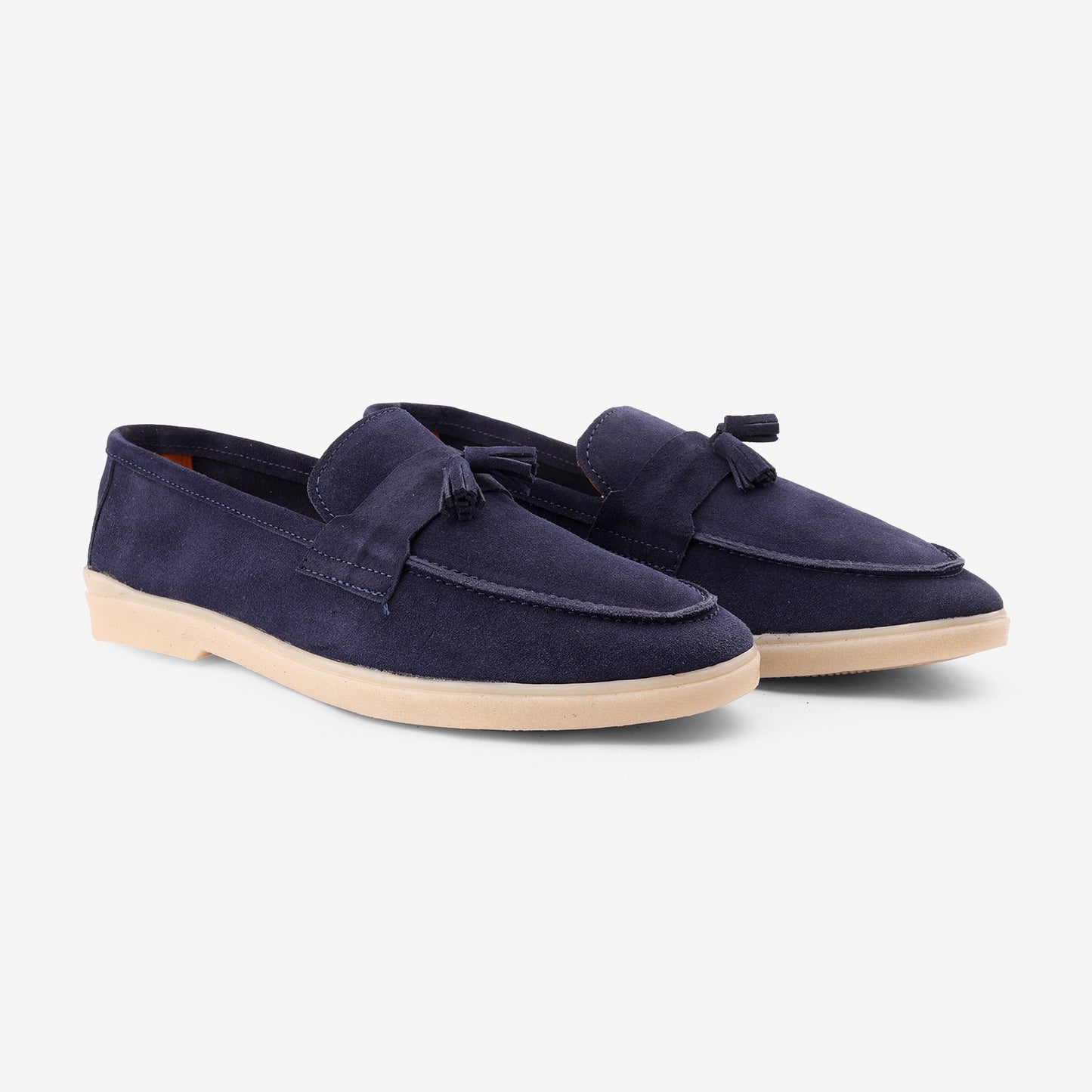 Blue Suede Tassel Loafer