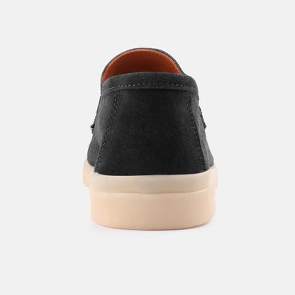Black Suede Tassel Loafer