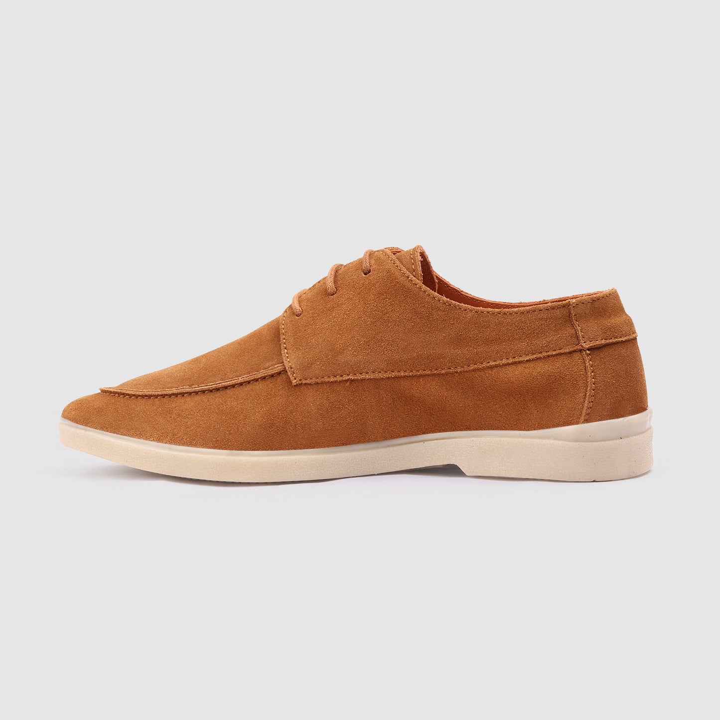 Tan Leather Loafer Lace up