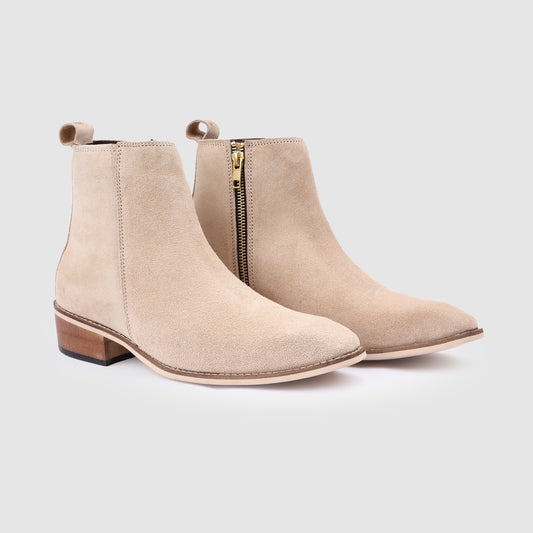 Cream Suede Woodsole