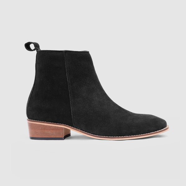 Black Suede Woodsole